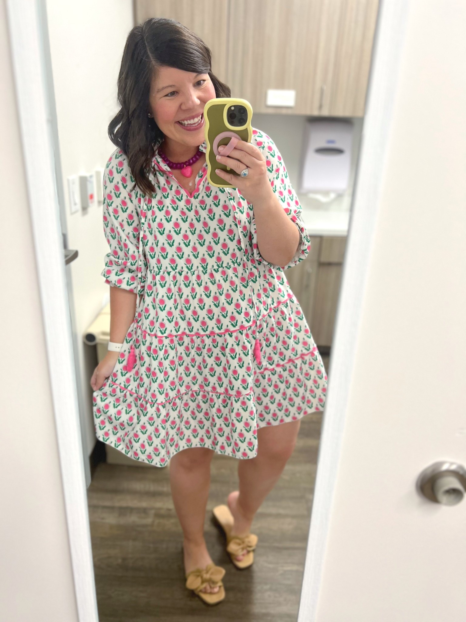 Wearing size small in this dress, 22 weeks pregnant.

#LTKdayinmylife #LTKBump #LTKBaby