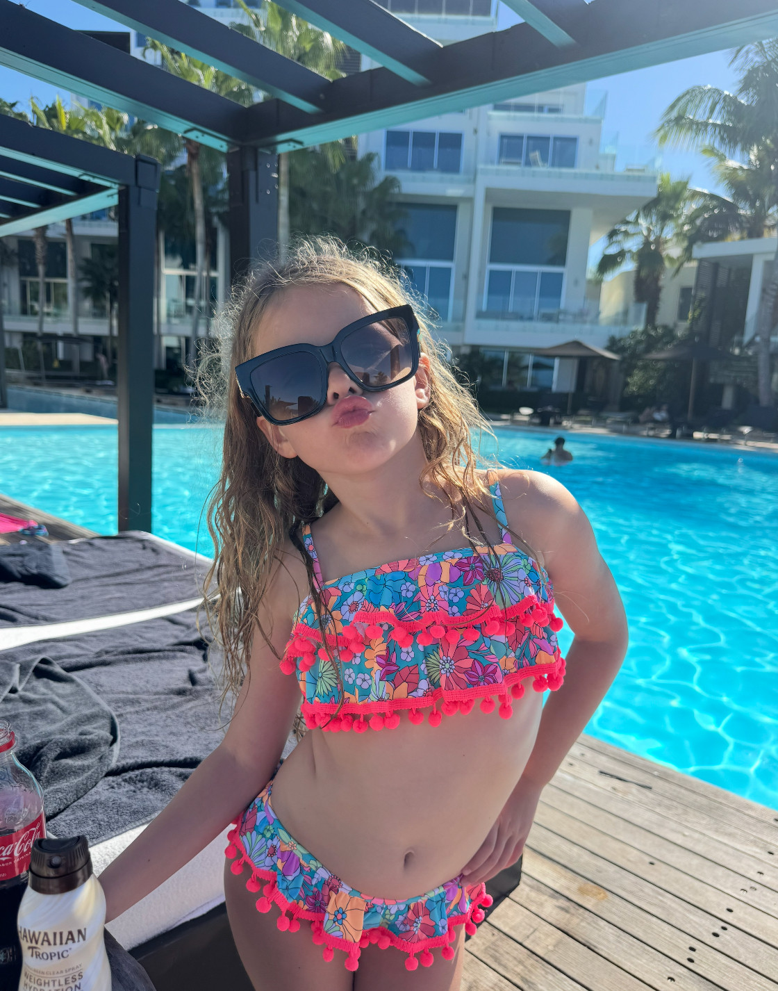 living her best life! how adorable is this swimsuit?! 🩷 

 #LTKKids