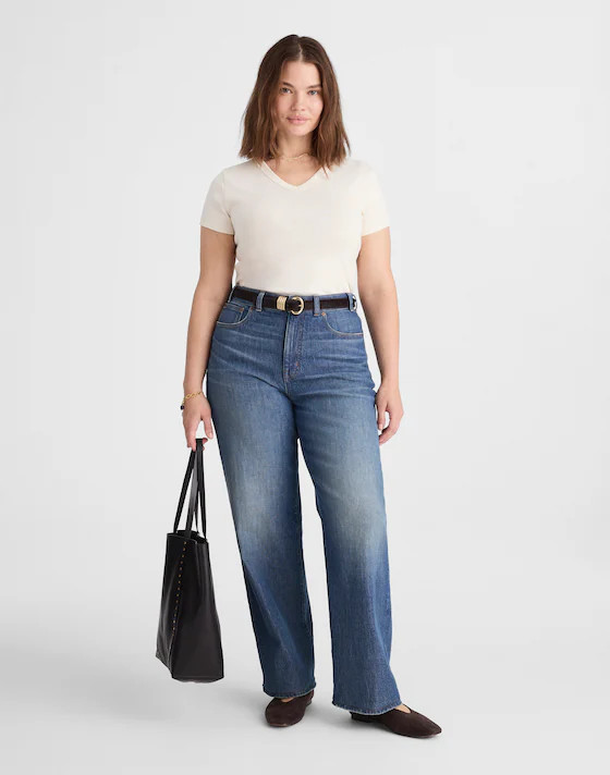 The Plus Perfect Vintage Wide-Leg Jean | Madewell | Madewell