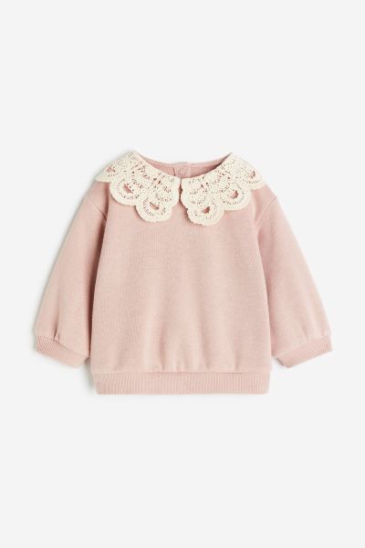 Sweatshirt - Light pink - Kids | H&M US | H&M (US + CA)