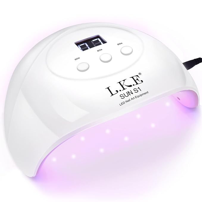 UV Light for Nails,UV LED Nail Lamp,Wisdompark Nail Dryer 72 W Professional Nail UV Light for Gel... | Amazon (US)