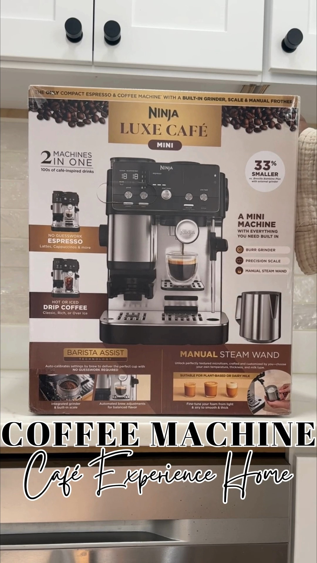 Creating a cozy coffee moment at home starts with the right setup. This compact espresso machine makes it easier to enjoy fresh espresso, lattes, and coffee favorites without leaving your kitchen. Espresso machine for home, coffee bar setup, home coffee station, coffee lover gifts, kitchen appliances, mini espresso machine, coffee bar ideas, at home café, latte machine, espresso maker with grinder, kitchen upgrade ideas, coffee essentials, small kitchen appliances, morning routine ideas

#LTKHome #LTKfoodie #LTKmomlife