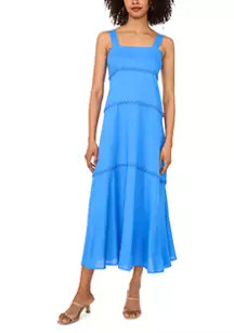 Vince Camuto Petite Ric Rac Tiered Maxi Dress | Belk