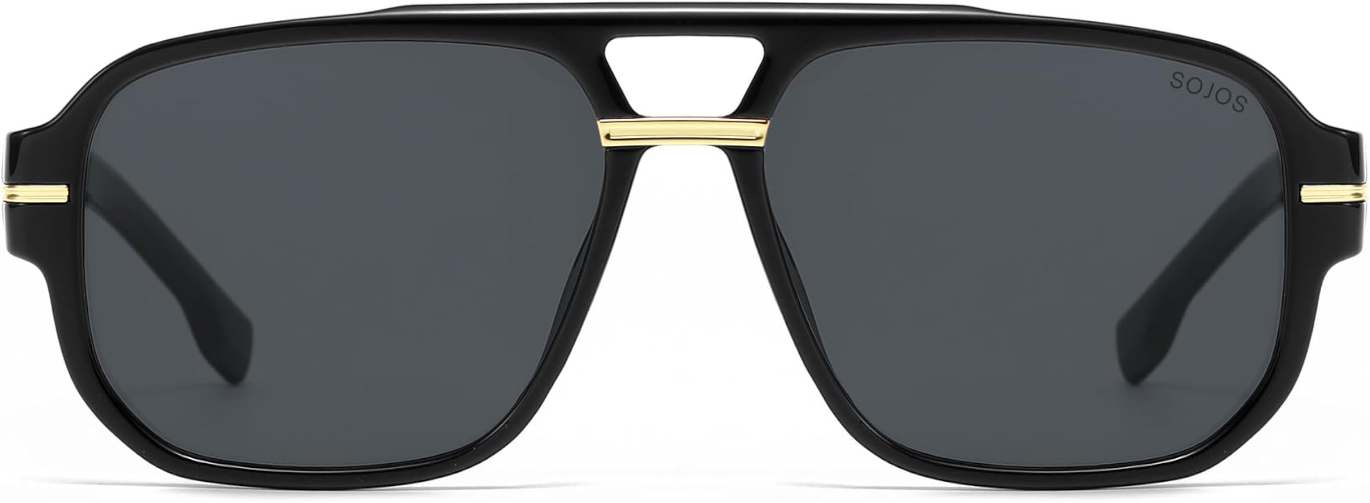 SOJOS Retro Square Aviator Sunglasses for Women Men, 80s 90s Vintage Trendy Polarized Aviators SJ... | Amazon (US)