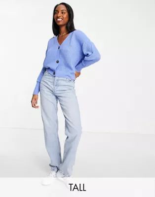 Vero Moda Tall cardigan in blue | ASOS (Global)