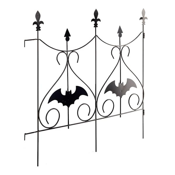 Metal Bat Yard Stake, 25.6", Black, sold by At Home | At Home