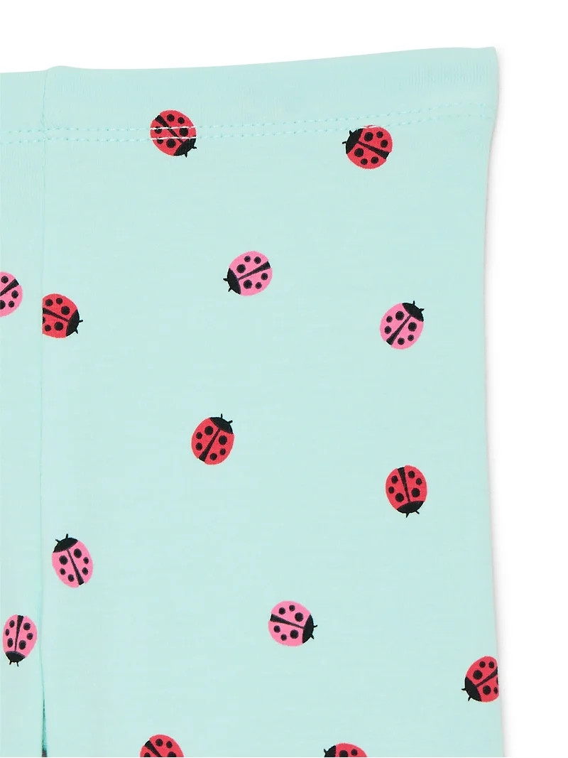Wonder Nation Toddler Girls Bike Shorts, Sizes 18M-5T | Walmart (US)