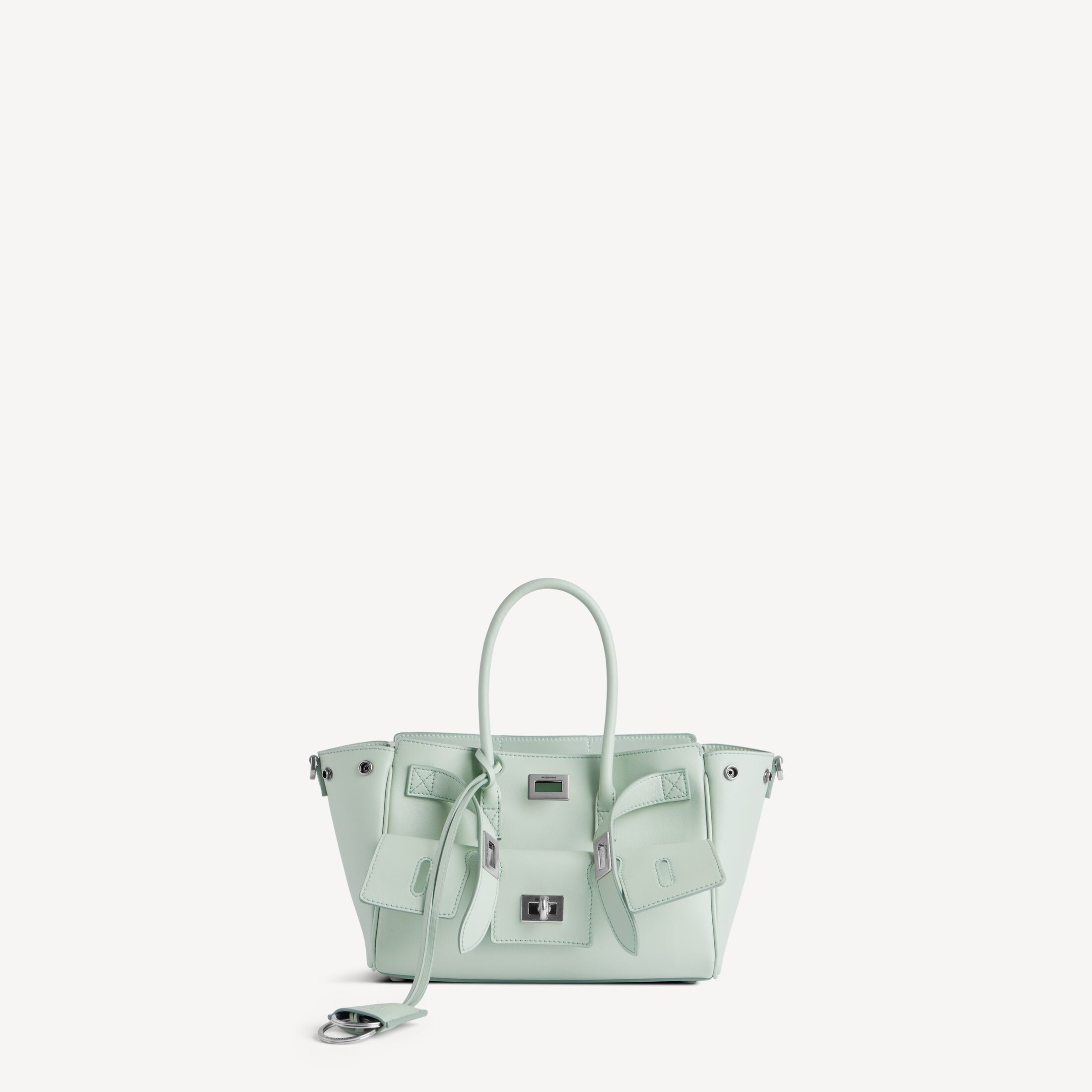 Bel Air Tragetasche Mini für Damen in Mineralgrün | Balenciaga DE | Balenciaga