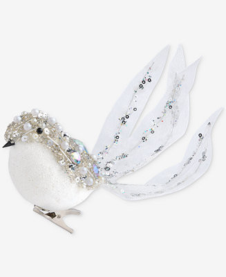 Holiday Lane Jeweled Classics Bird Clip Ornament, Macy's Exclusive - Macy's | Macy's