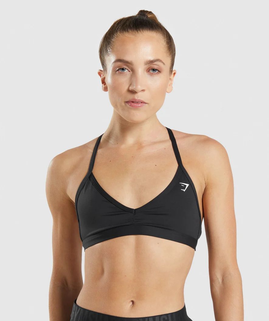 Gymshark Minimal Sports Bra - Black | Gymshark (Global)