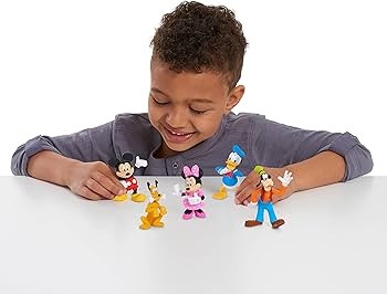 Mickey Mouse Collectible Figure Set, 5 Pack, Kids Toys for Ages 3 Up by Just Play | Amazon (US)