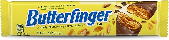Butterfinger, Bulk 36 Pack, Chocolatey, Peanut-Buttery, Full Size Individually Wrapped Candy Bars... | Amazon (US)