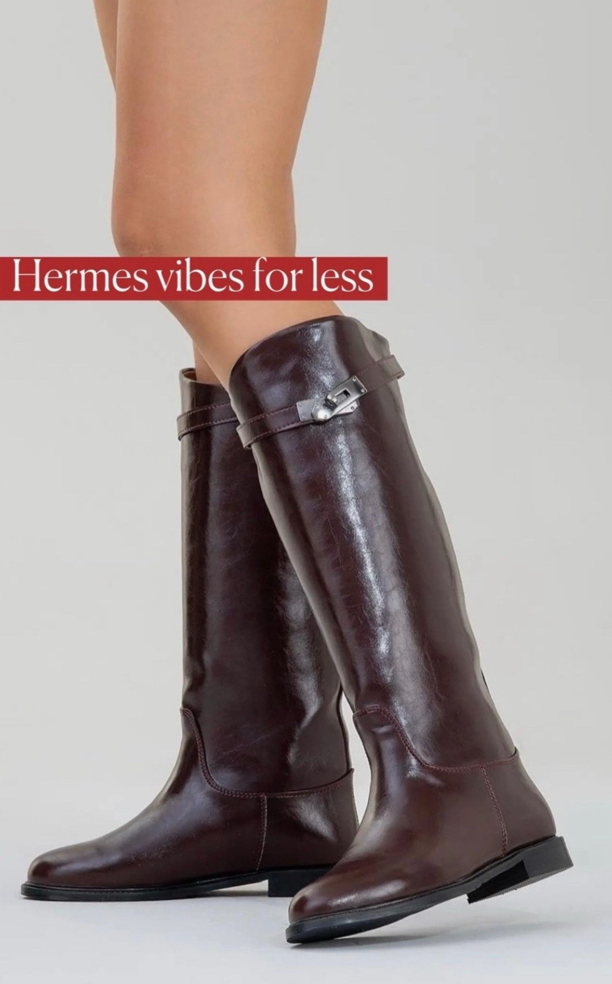 Hermes dupe
Riding boots
Black boots 
Black riding boots #LTKShoeCrush

#LTKSaleAlert #LTKHoliday