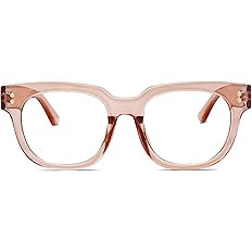 SOJOS Oversized Square Anti Blue Light Blocking Glasses for Women Thick Computer Eyeglasses Doubl... | Amazon (US)