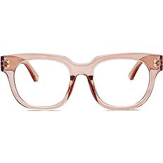 SOJOS Oversized Square Anti Blue Light Blocking Glasses for Women Thick Computer Eyeglasses Doubl... | Amazon (US)
