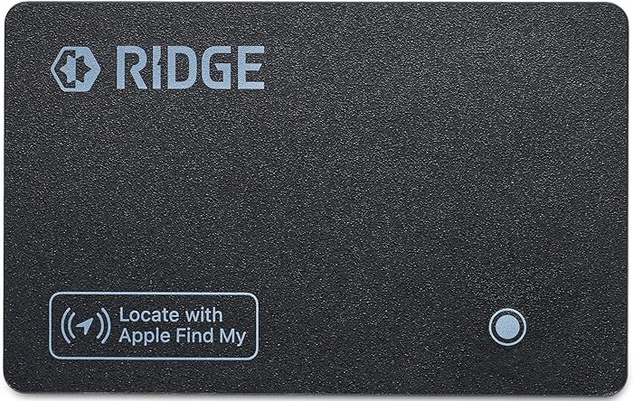 Ridge Wallet Tracker Card - Tile Slim Tracking Card Compatile with Apple Find My, Item Locator fo... | Amazon (US)