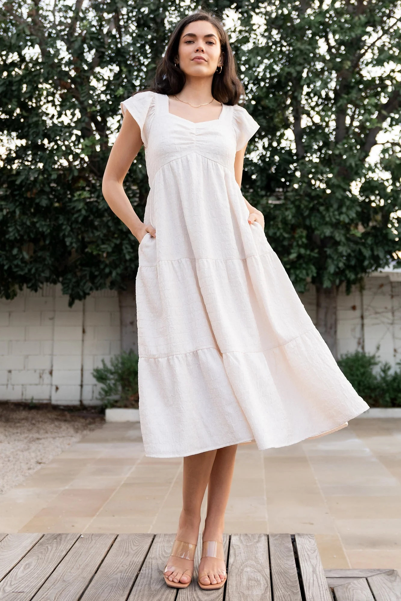 Kesler Midi Dress | Cream | Baltic Born