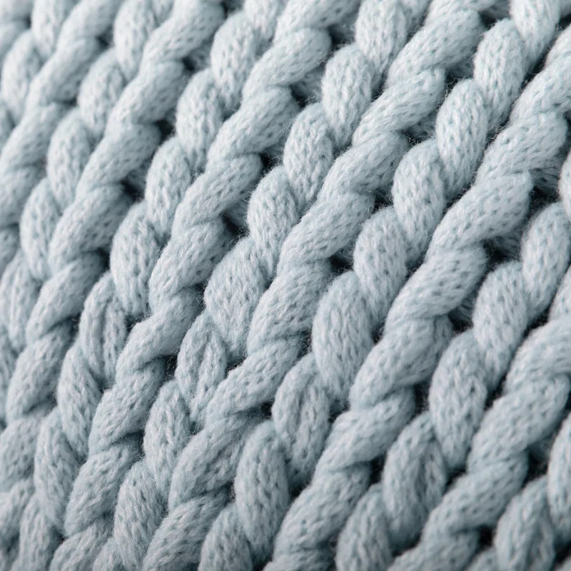 Handmade Chunky Knit Throw Blanket | Wayfair North America