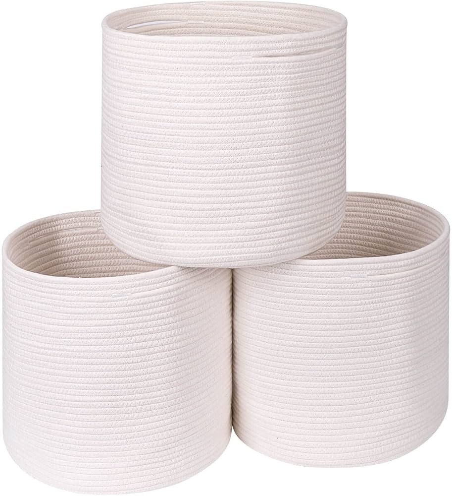 voten Storage Cubes Bins Organizer 11x11x11'' Fit 12x12''Cube Storage Bookcases Shelves,Durable W... | Amazon (US)