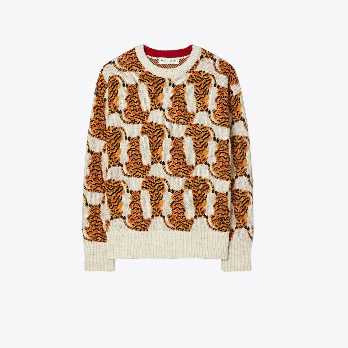 Tiger Jacquard Sweater | Tory Burch (US)