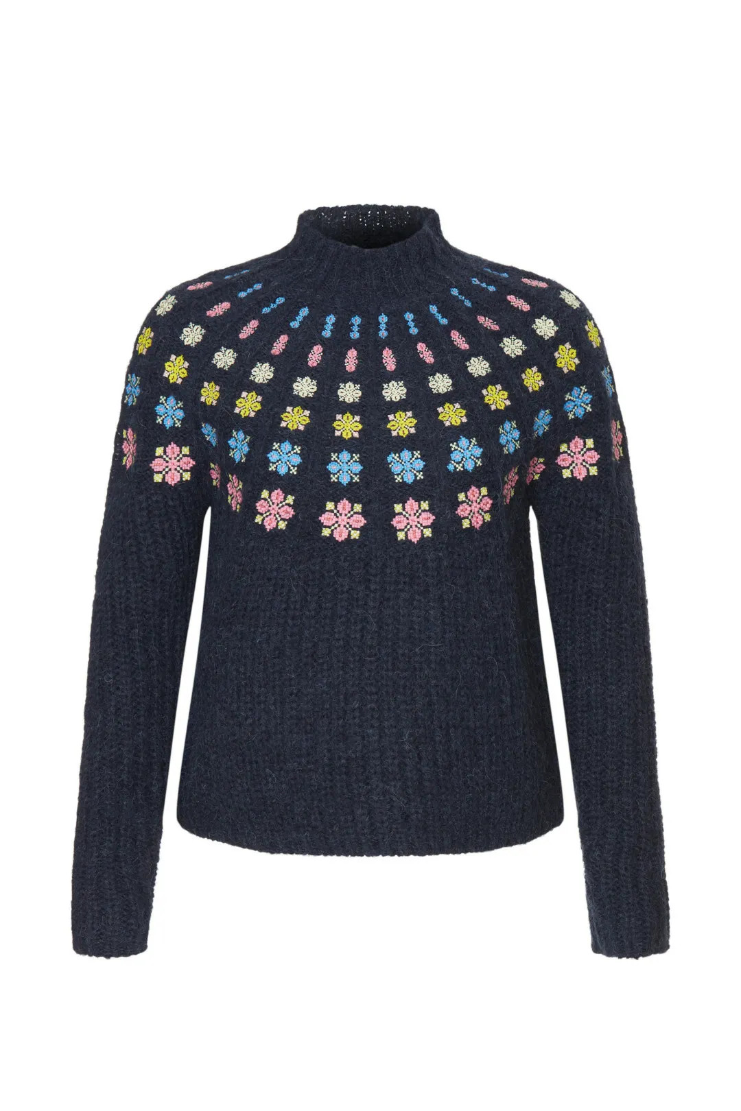 Fluffy Embroidered Jumper | Rent the Runway