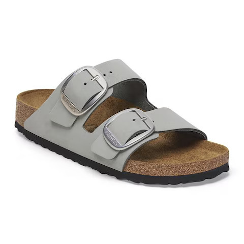 Arizona Big Buckle Nubuck Leather Pure Sage | BIRKENSTOCK | Birkenstock USA