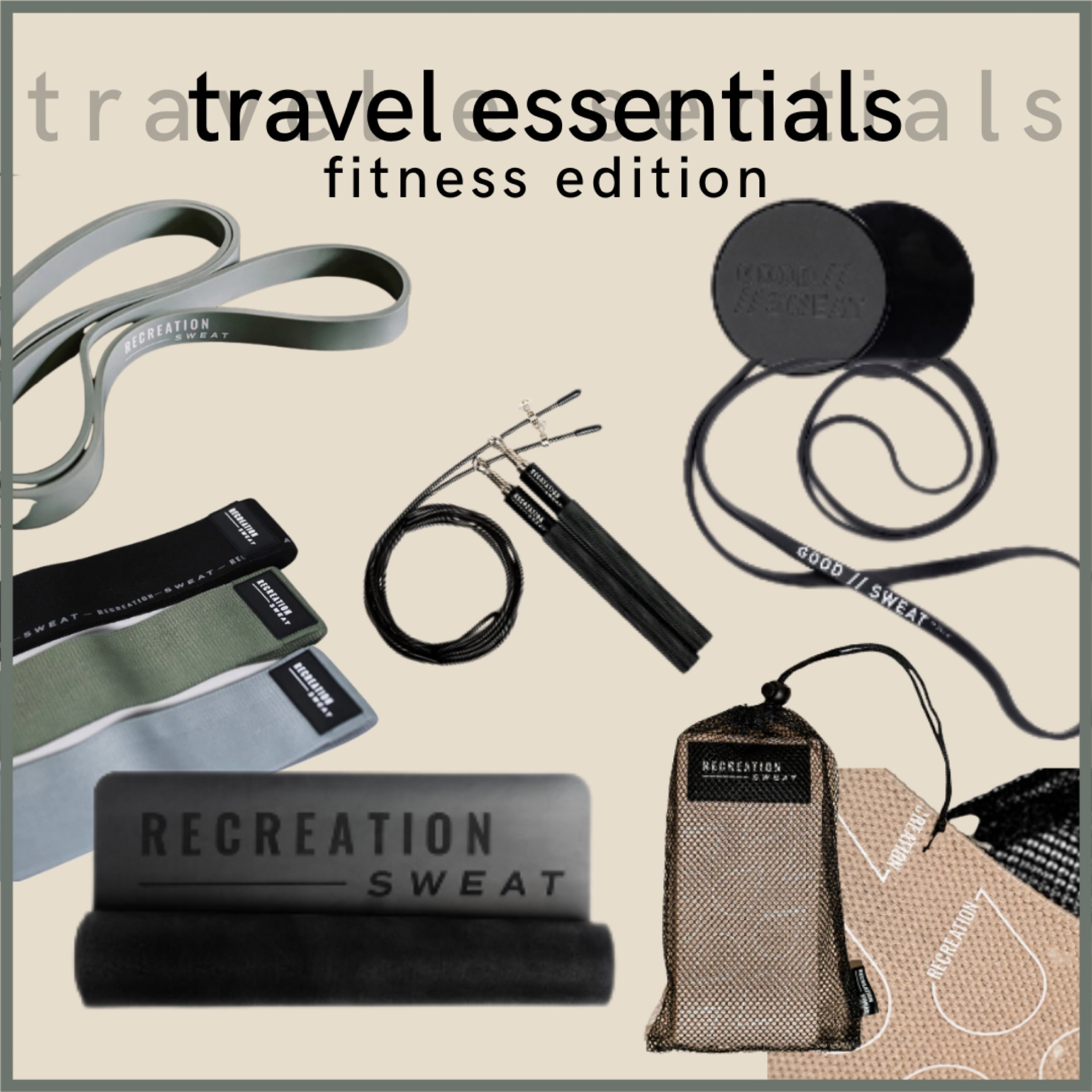 wouldn’t want to go anywhere without my Rec Sweat equipment | all *exact* products are linked below

#LTKunder100 #LTKfit #LTKtravel