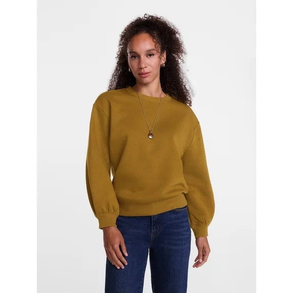 Scenario Women's and Women's Plus Crewneck Sweatshirt, Sizes XS-4X | Walmart (US)