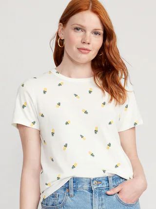 EveryWear Crew-Neck Printed T-Shirt for Women | Old Navy (US)