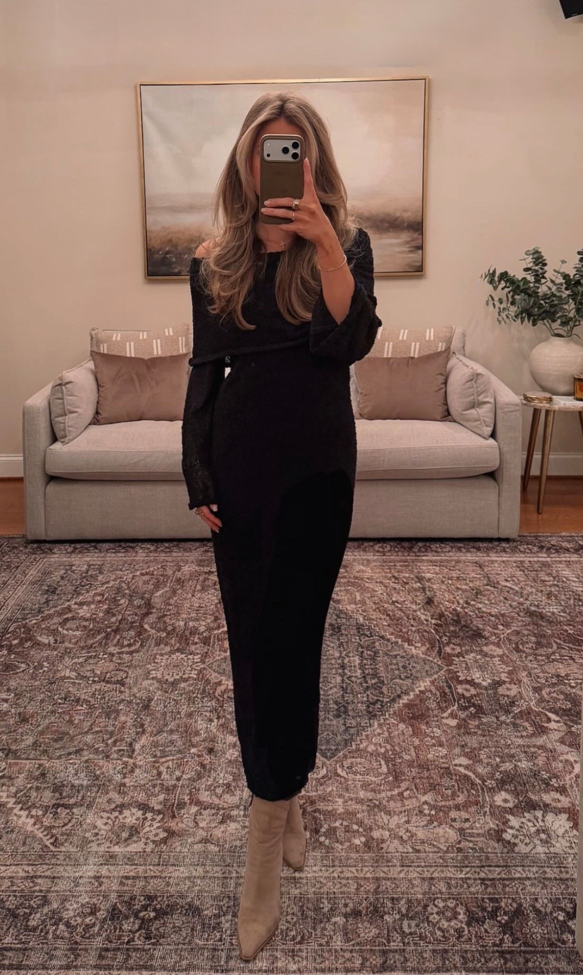 The kind of outfit that works for literally everything! dinner, church, date night, meetings, or when you just want to look like you have your life together 🤍 wearing a size small in this amazon dress! 

black midi dress, long sleeve black dress, modest dress outfit, church outfit ideas, date night outfit women, fall outfit women, winter outfit women, neutral outfit aesthetic, capsule wardrobe outfit, classic outfit women, minimal outfit aesthetic, elevated basics outfit, everyday chic outfit, black dress outfit ideas, simple elegant outfit, dinner outfit ideas, teacher outfit, work outfit women, business casual outfit women, office outfit women, ankle boots outfit, neutral boots outfit, beige boots outfit, timeless style women, classy outfit aesthetic, effortless outfit, casual dressy outfit, affordable fashion finds, amazon dress, amazon outfit, amazon fashion, amazon finds, amazon sale

#LTKootd #LTKgrwm #LTKdayinmylife
