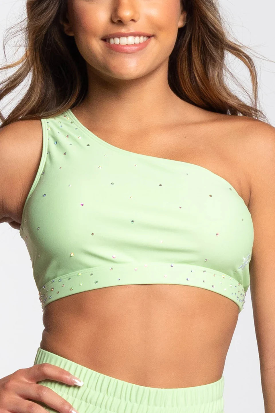 Elsa sports Bra in Pistachio | Rebel Athletic
