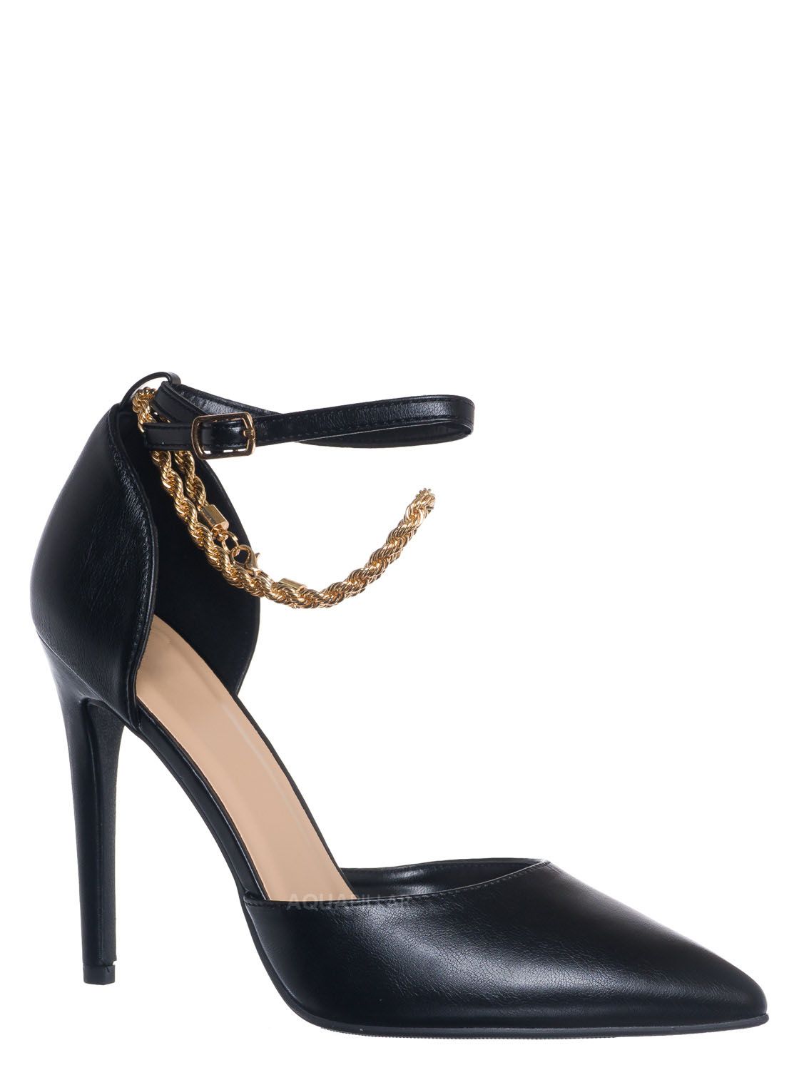 Chain Link Ankle Strap D'Orsay Pump, Women Dress Shoes | Walmart (US)