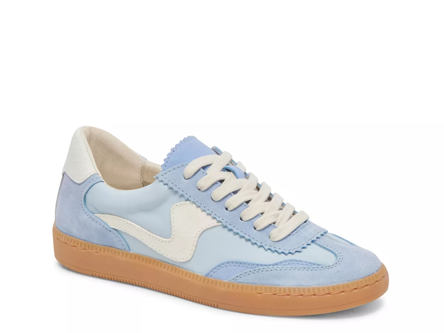 Dolce Vita Notice Court Sneaker | Women's | Blue Suede | Size 9.5 | Sneakers | DSW
