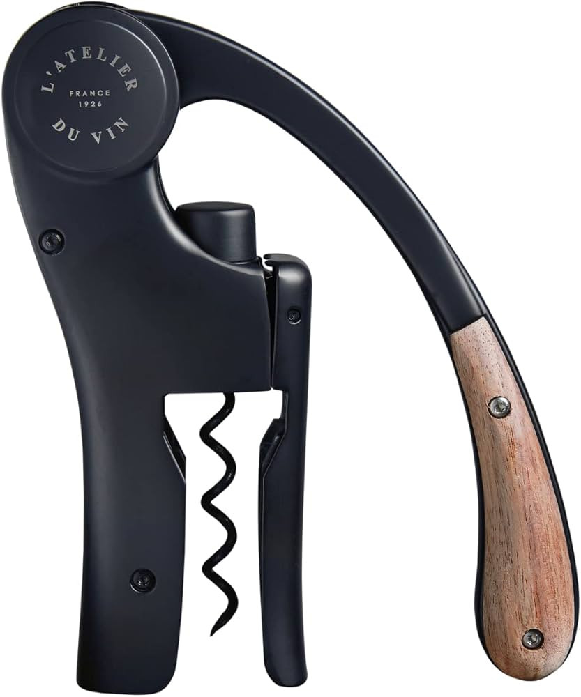 L'Atelier du Vin Oeno Motion Black & Wood Lever Corkscrew | Luxury Wine Bottle Opener Premium Gif... | Amazon (US)