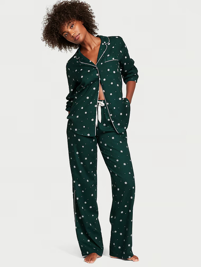 Flannel Long Pajama Set | Victoria's Secret (US / CA )