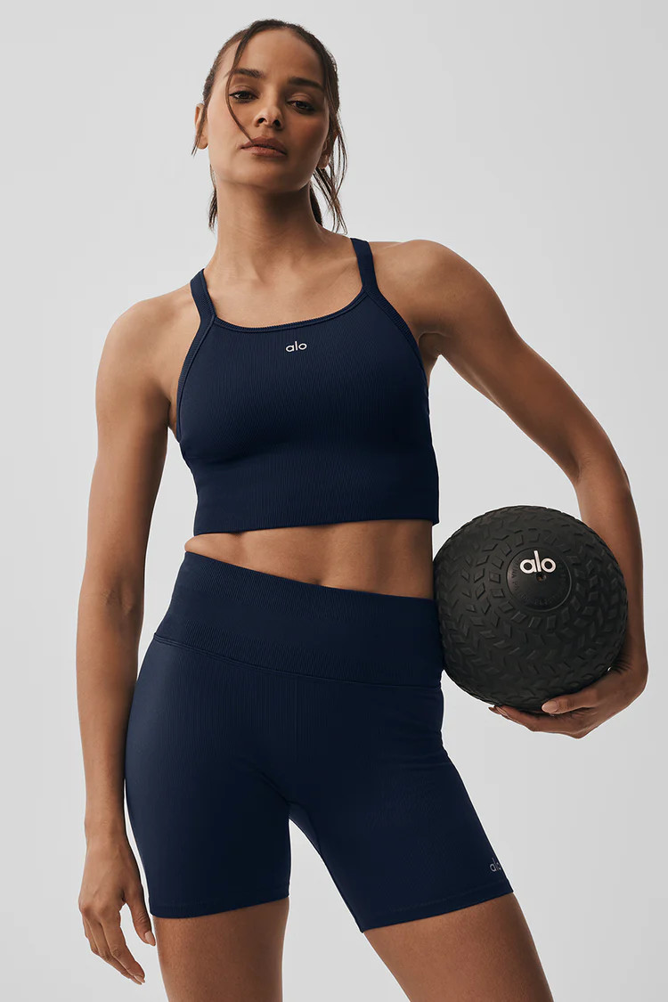 Seamless Ribbed Favorite Bra Tank | Alo Yoga (US)