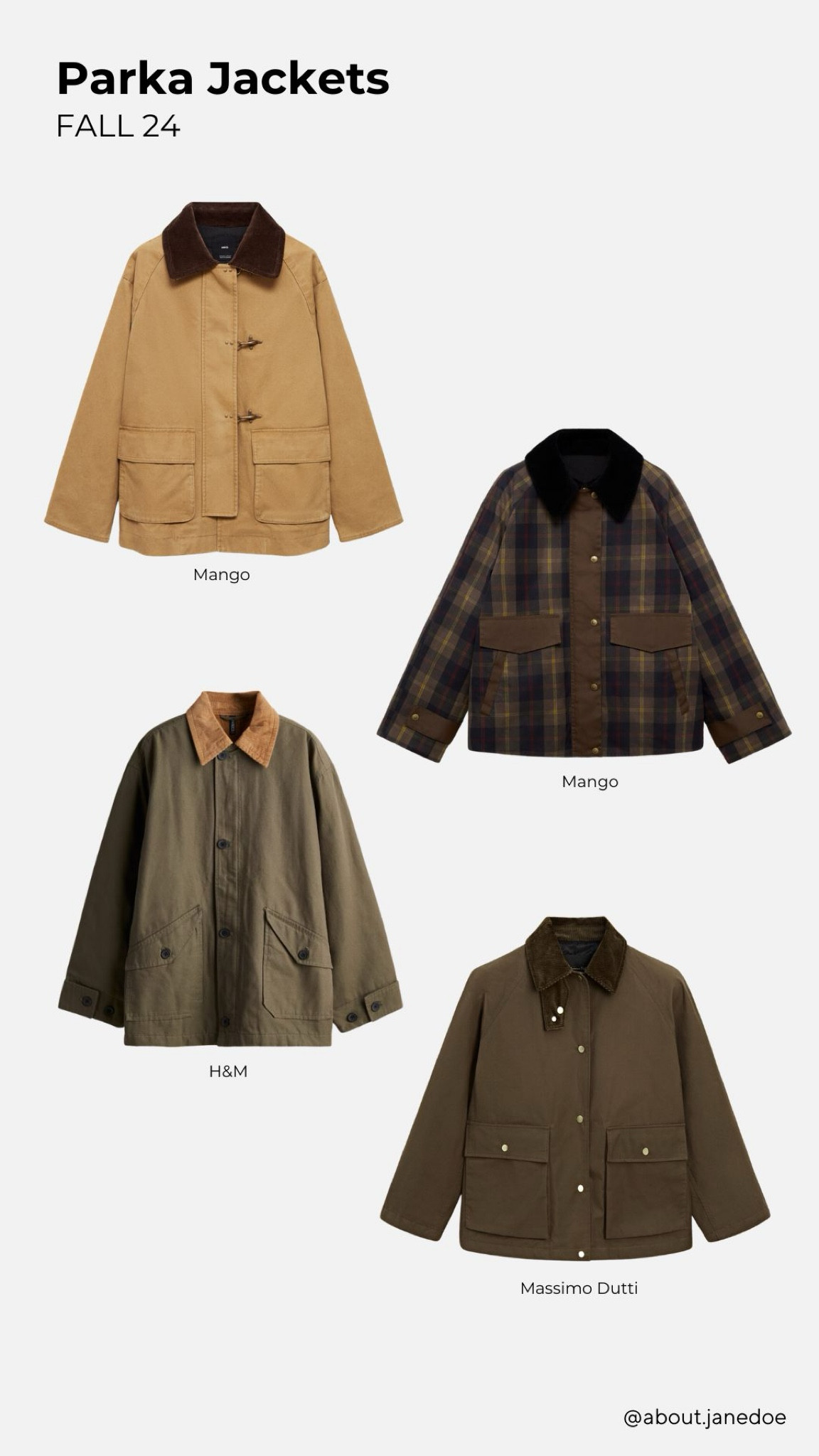 Parka and utility jackets selection for this fall 

#LTKStyleTip #LTKFindsUnder50 #LTKSeasonal