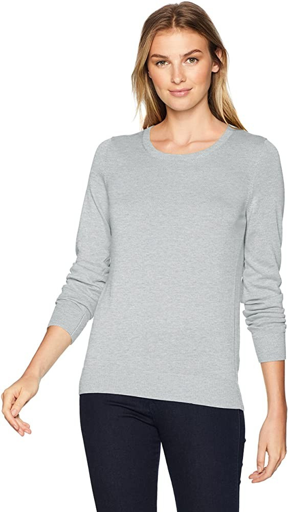 Amazon Essentials Women's Long-Sleeve Lightweight Crewneck Sweater (Available in Plus Size) | Amazon (US)