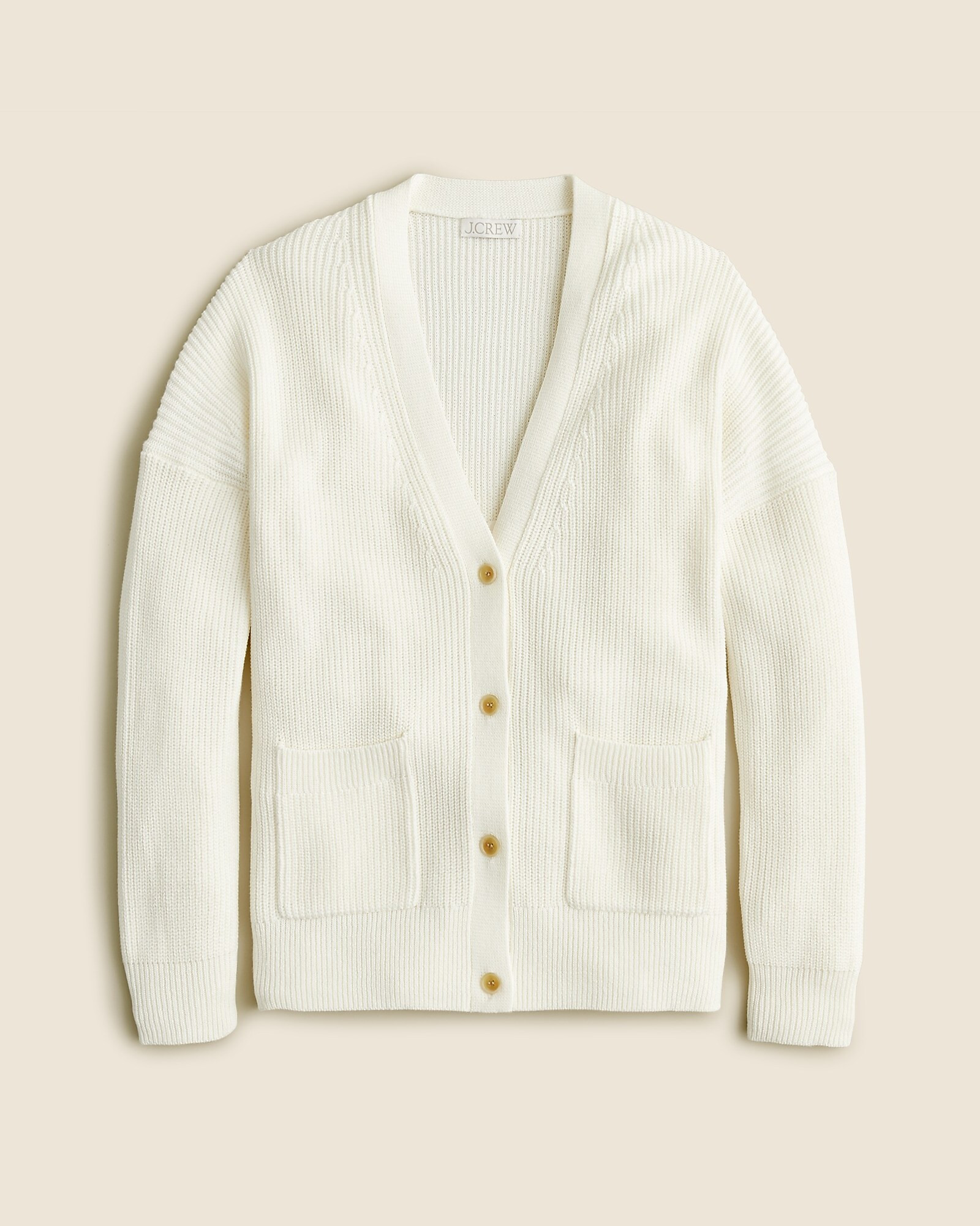 V-neck cotton-blend cardigan sweater | J. Crew US