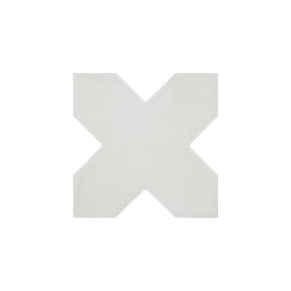 Star And Cross Porcelain Pattern Tile | Wayfair North America