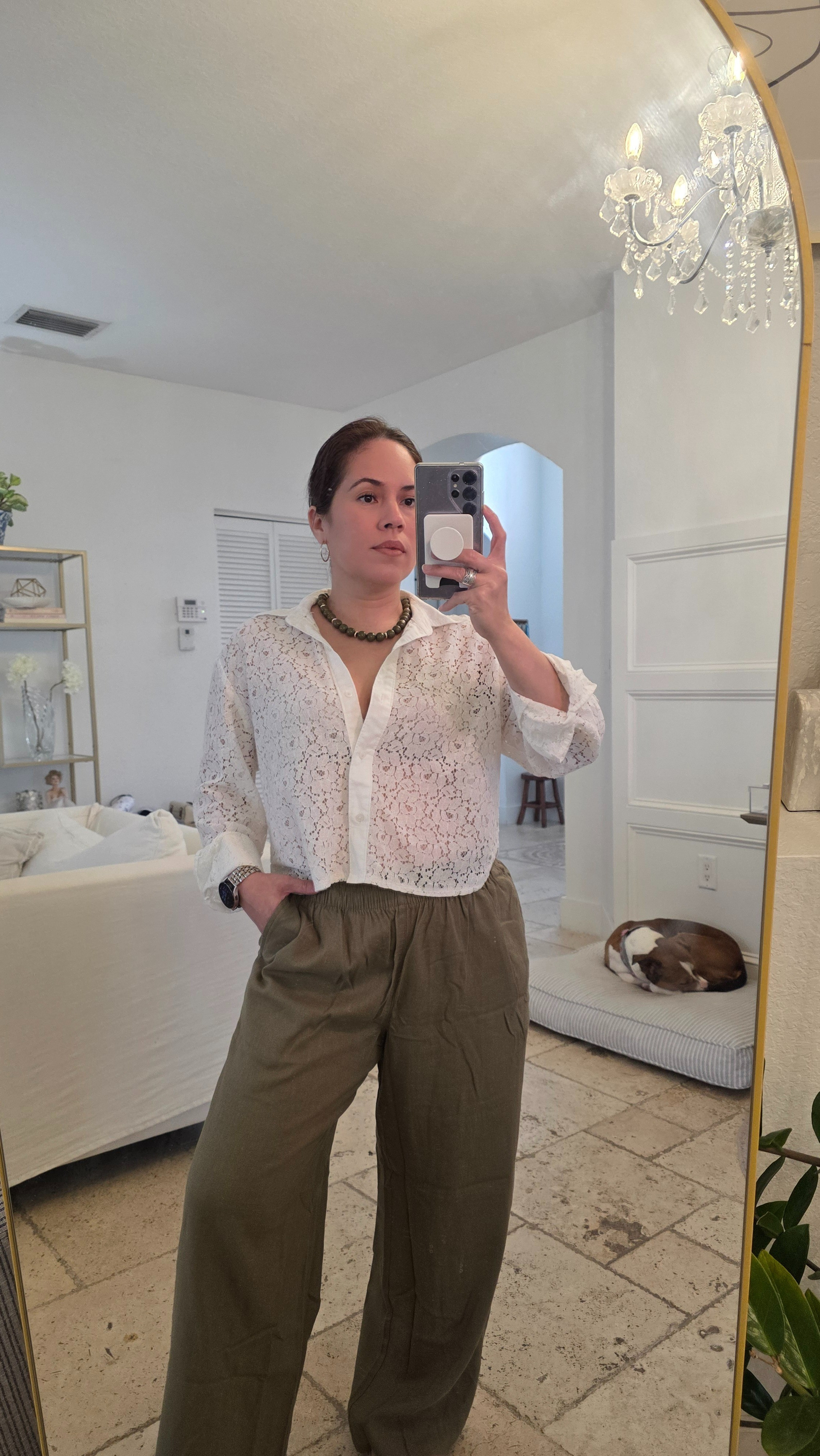 Summer outfit. Linen blend wide leg pants, medium petite 

#LTKPetite