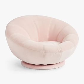 Performance Everyday Velvet Rose Groovy Swivel Chair | Pottery Barn Teen