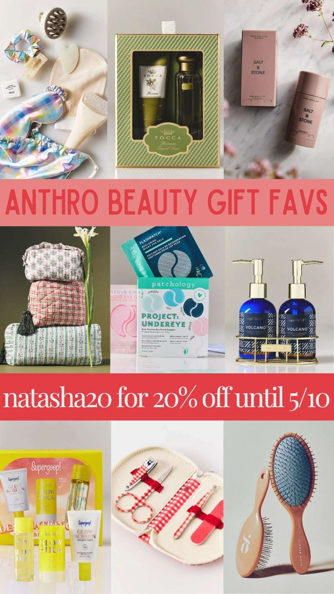 The prettiest beauty gifts + self care finds from @anthropologie 💕 Use code NATASHA20 for 20% off your favorites!!  

 #LTKselfcare #LTKSaleAlert