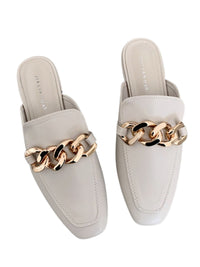 'Maggie' Chain Detail Loafers (3 Colors) | Goodnight Macaroon