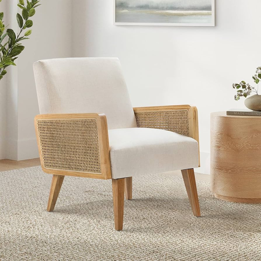 FABRICATION HAUS Living Room Armchair Velvet Accent Occasional Chair Upholstered Vanity Chair wit... | Amazon (UK)