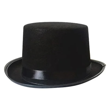 ASCZOV Men Women Party Supplies Magician Costume Cosplay Top Hat Halloween Props Solid | Walmart (US)