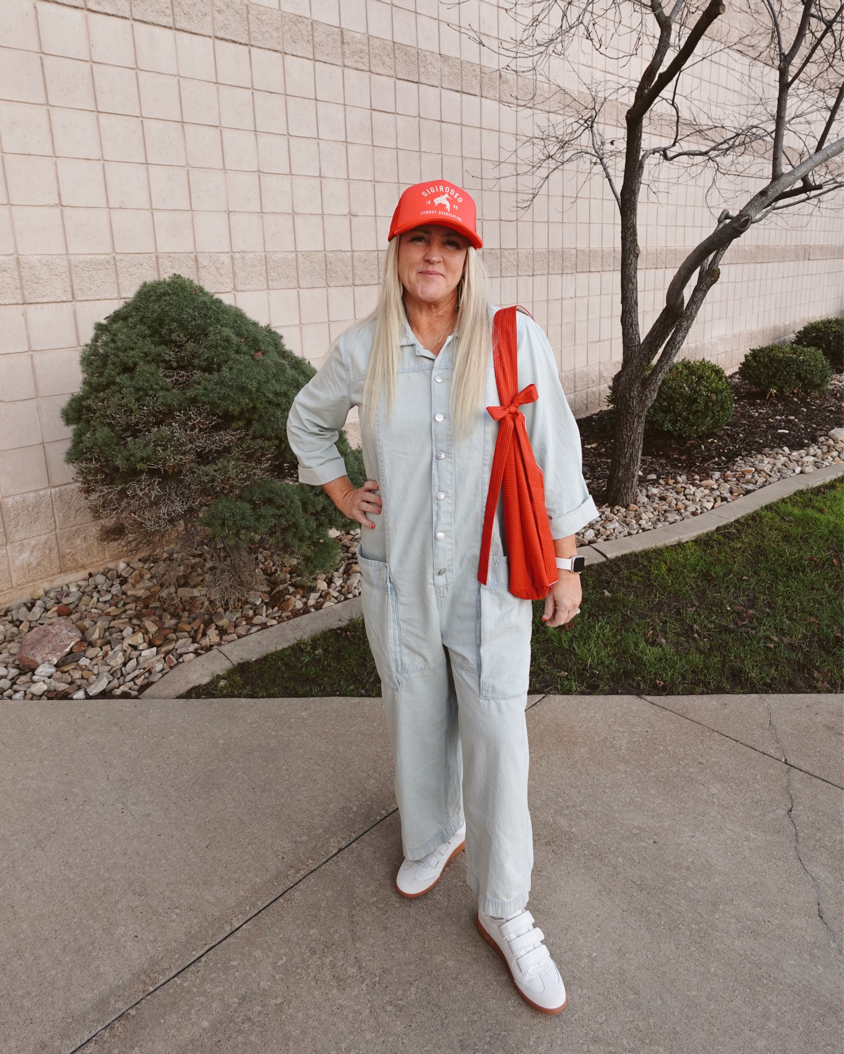 Let’s try NEW THINGS! 🎀❤️🙌🏻 
.
I love an easy outfit as much as anyone, so this basic jumper is a new go-to for a quick and easy look that I can change up every time by adding accessories! 🤩
.
One of my favorite gifts I received for Christmas was this HANDMADE bag, with 🎀BOWS, from my cute girl @marlisanford so it had to be the main accessory that I built around! 
.
This year I’ll just be over here keeping fashion simple and unique & not caring what anyone else thinks 😚!! Living young and loving it + you should too!
.
#momfashion #momootd #momstyle #casualfashion #jeans #ldsfashion #modestfashion #affordablefashion #onsale #freepeople #gigipip
#hatinspo #jumpers #jumpsuit #simplefashion #easyfashion #quickfashion #denim #denimjumper #ootd #ootdfashion #casualstyle #livedinlook 

#LTKOver40 #LTKStyleTip #LTKShoeCrush