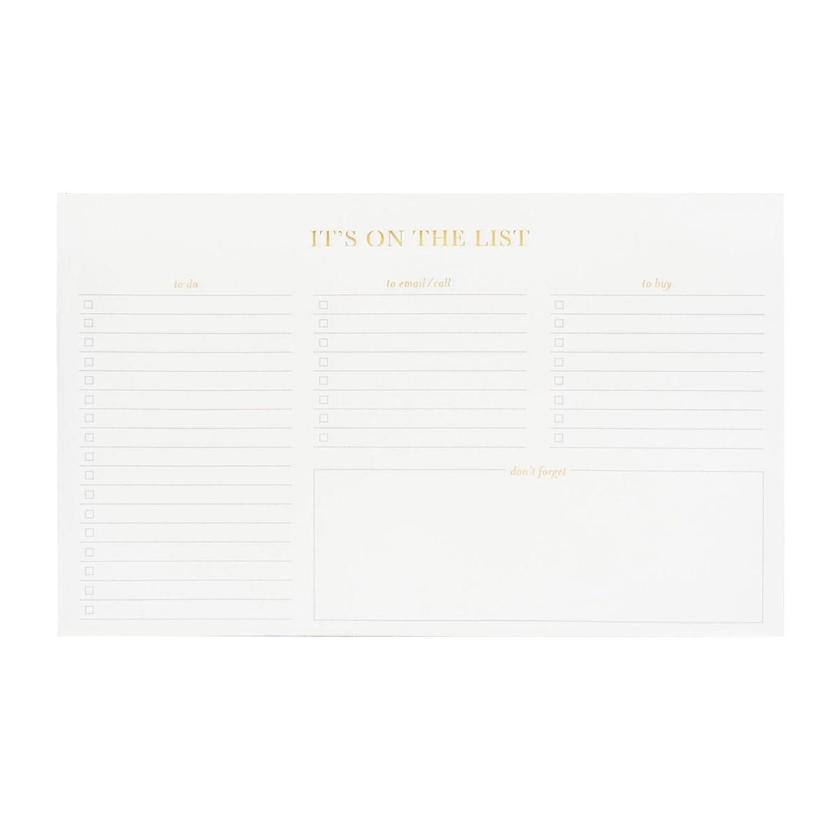 Sugar Paper To-Do List Notepad | The Container Store
