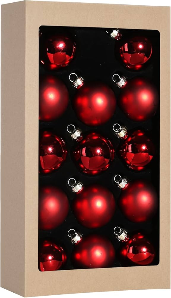 Suixing Christmas Glass Balls Multi Colors Included with Loop Set Festival Home Party Decors Xmas... | Amazon (US)