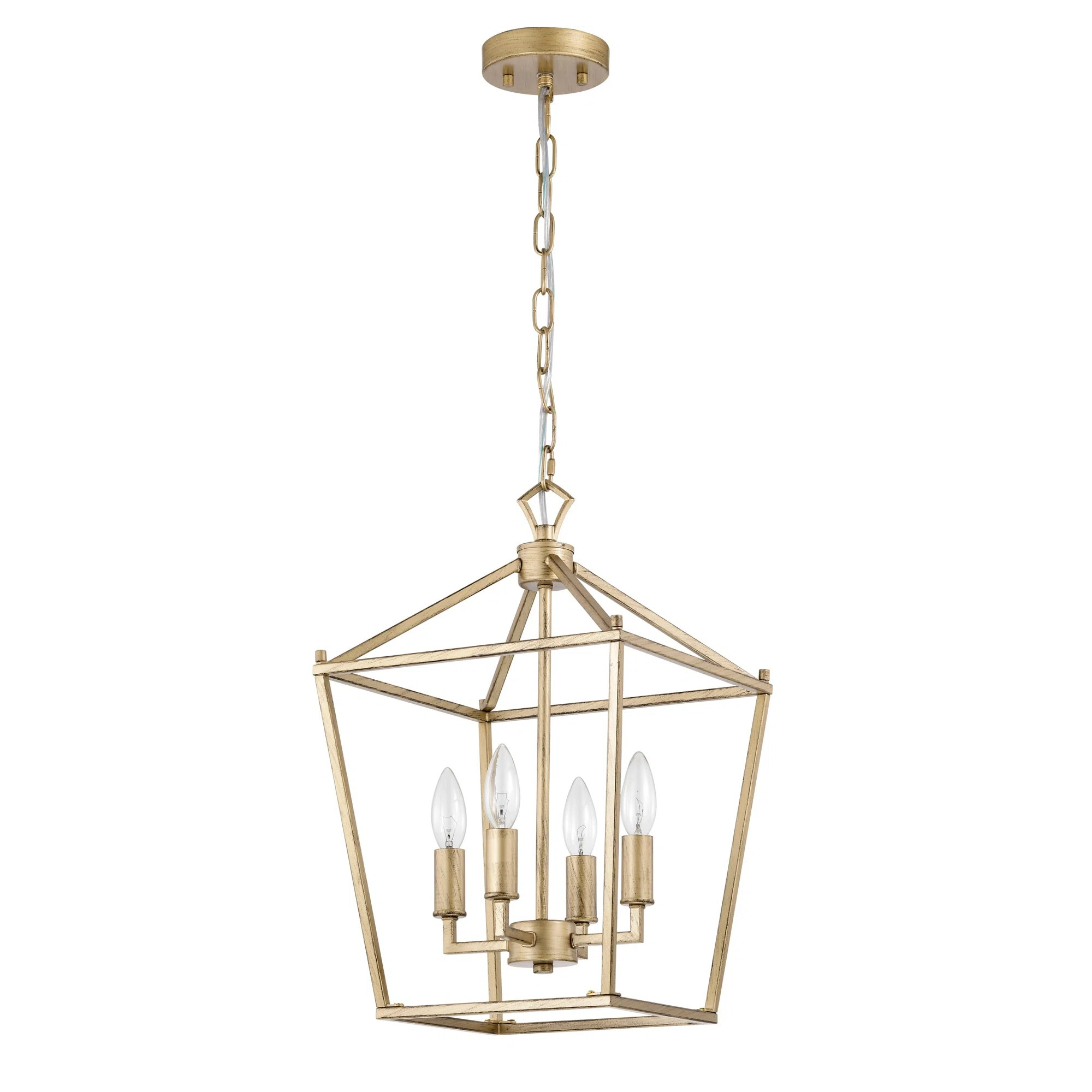 Svetlan 4 - Light Lantern Square / Rectangle Chandelier | Wayfair North America